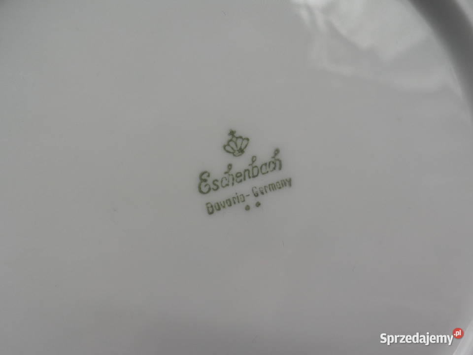 Talerzyki deserowe 4 białe Eschenbach Raszków