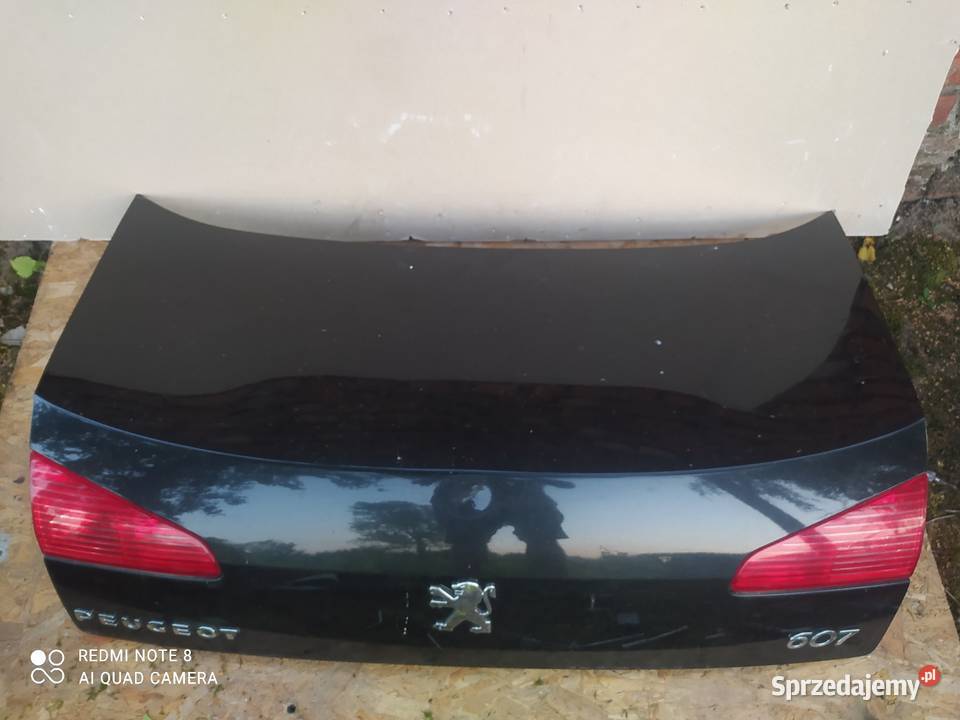 Peugeot 607 lift EXLD Klapa pokrywa bagażnika Sompolno