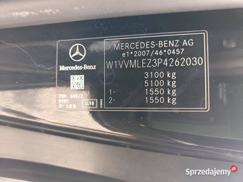 MERCEDESBENZ V 250 D 2023 195000 ccm 190 Warszawa sprzedam