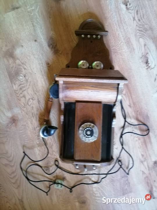 Stare polski telefon naścienny Telefony przewodowe Urządzenia stacjonarne małopolskie Kraków