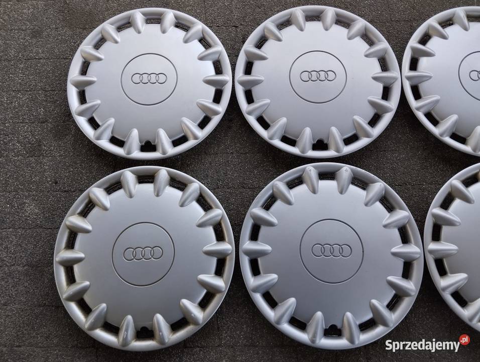 Kołpak Audi 15 8D0601147 sztukę oryginalny A4 Kamieniec