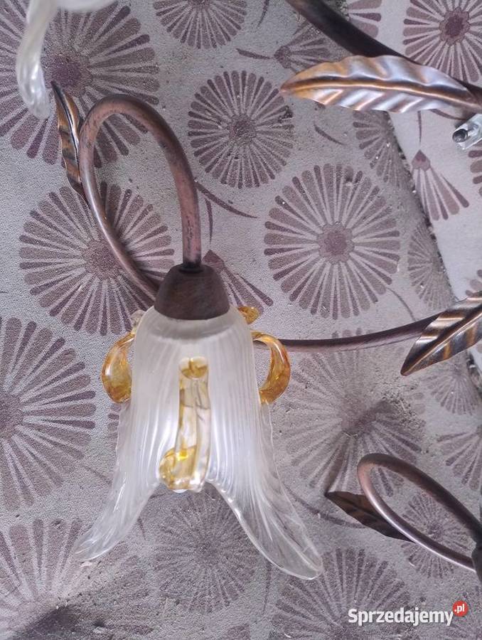 Żyrandol sufitowy pięcioramienny Adamówka sprzedam