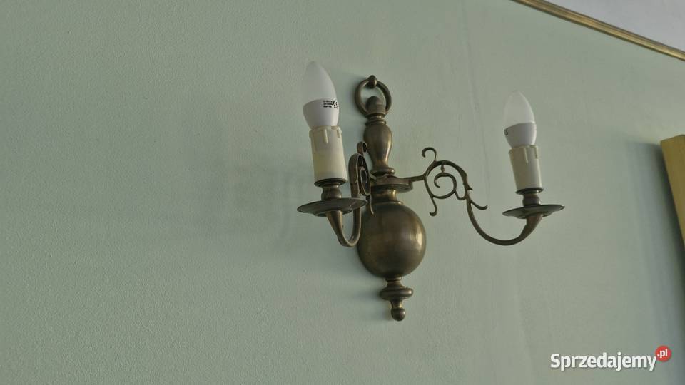 Wisząca lampa metalowa stan gwint e14 kinkiet