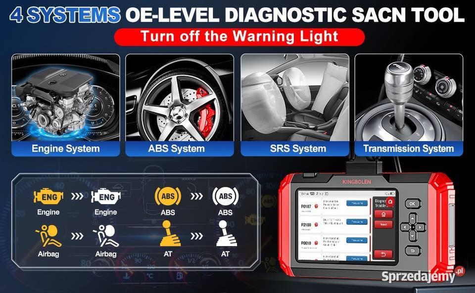 Interfejs skaner diagnostyczny KINGBOLEN S800 Wrocław sprzedam