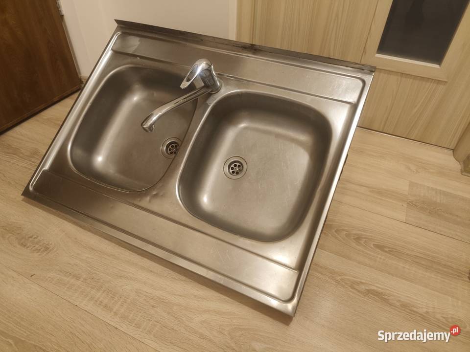 Zlewozmywak dwukomorowy stalowy 80x60 zlew Rzeszów