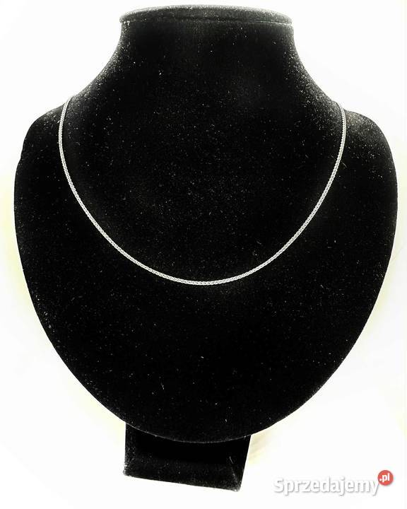 Nowy Rodowany Srebrny Łańcuszek pr 925 375g Dł Łańcuszki warmińsko-mazurskie sprzedam