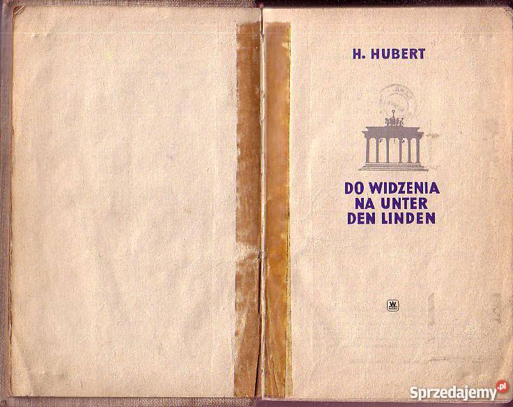 9260 DO WIDZENIA NA UNTER DEN LINDEN H HUBERT historyczne Czyrna