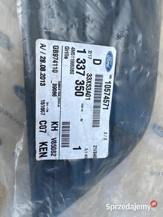 ZAŚLEPKA HALOGENU ZDERZAKA PRZÓD FORD FOCUS MK2 Dębica