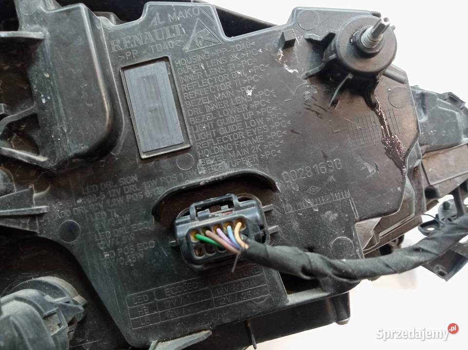 LAMPA PRZÓD LEWA FULL LED EUROPA 260605690R świętokrzyskie