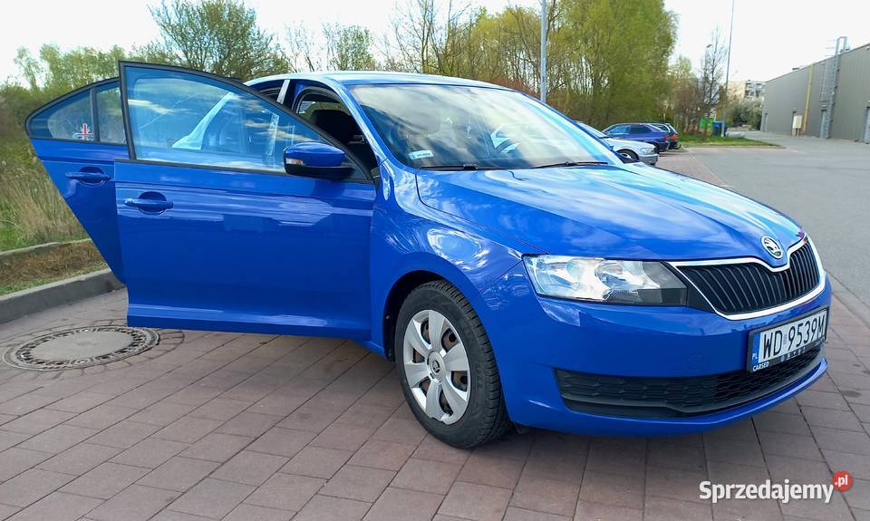 Skoda Rapid Active 2019 r 10 benzyna nieuszkodzony