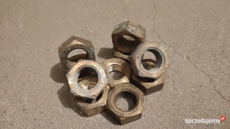 Nakrętka 6kątna M16 M20 M22 M24 mosiądz 10 sprzedam