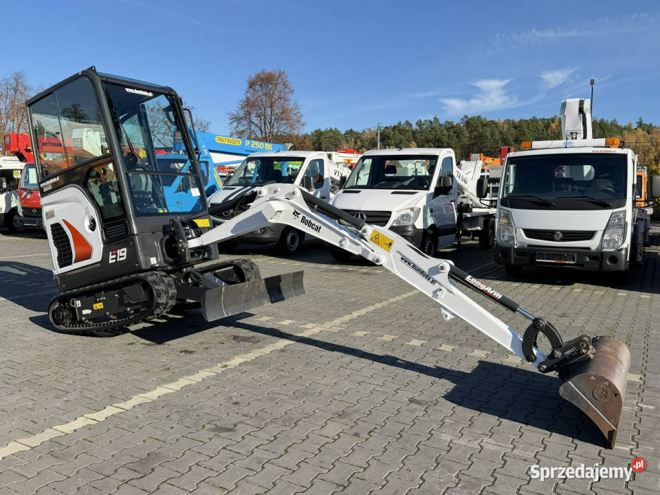 minikoparka Bobcat E19 Komplet Łyżek Mało