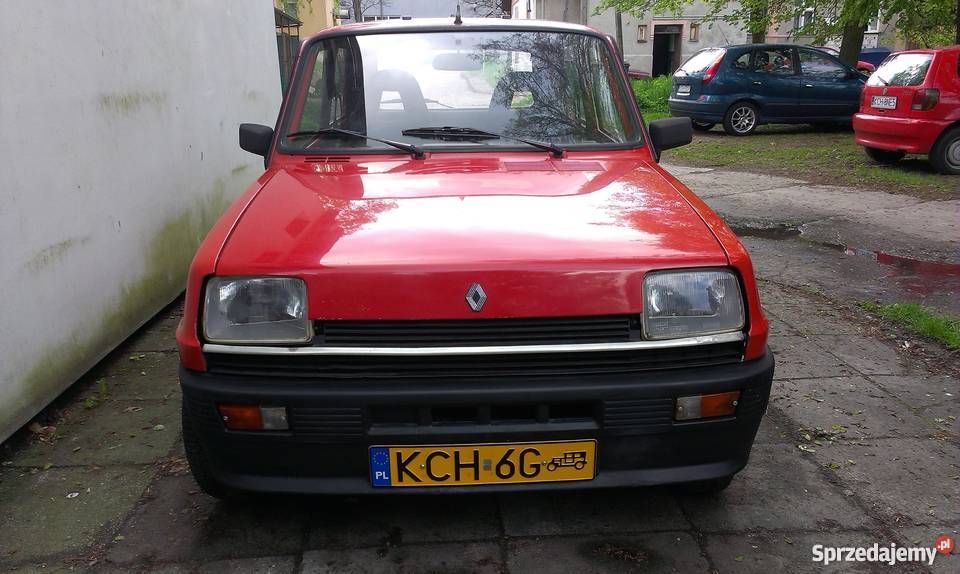 Renault R5 Żółte tablice Chrzanów