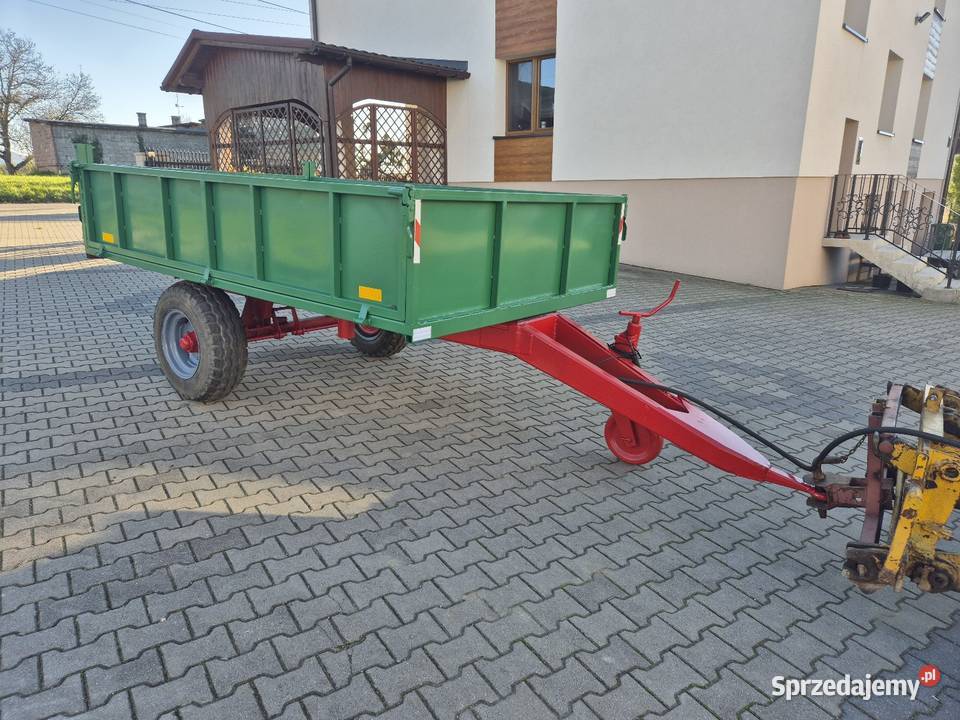 Przyczepa jednoosiowa wywrotka nieuszkodzony Kowale