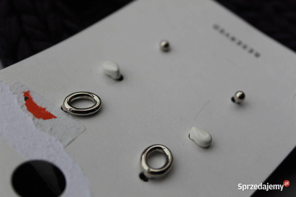 Reserved Kolczyki Szalik Czapka Fioletowy Zestaw