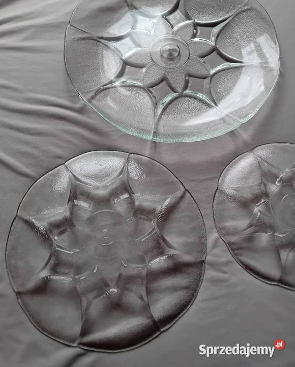 Komplet 3 talerzy z dziurką model Stella HSG wielkopolskie Koźminek sprzedam