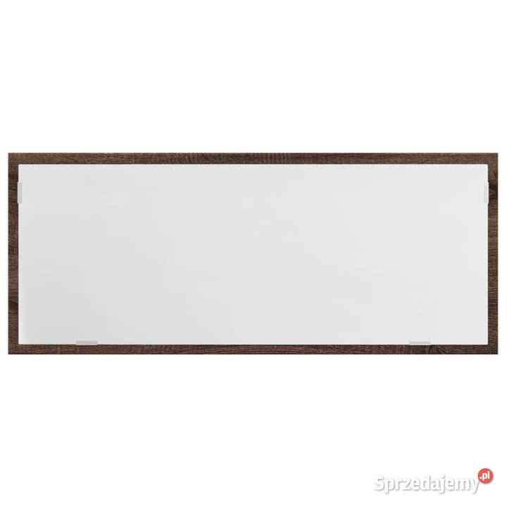 Lustro łazienkowe z LED brązowy dąb 100x85x37 Warszawa