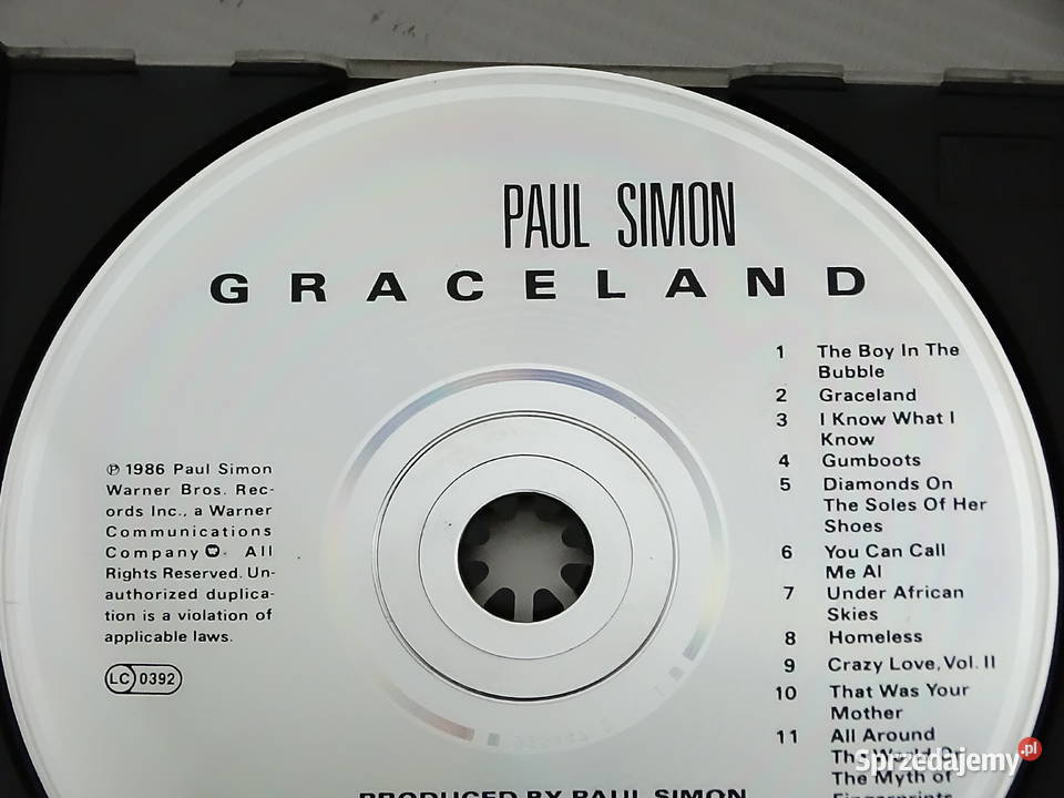 Płyta CD Paul Simon Graceland Oryginalne Biłgoraj