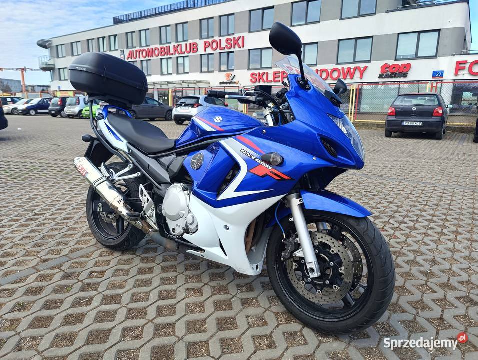 Suzuki GSX 650 F 2007 Kufer oplot stal alarm mazowieckie Warszawa sprzedam