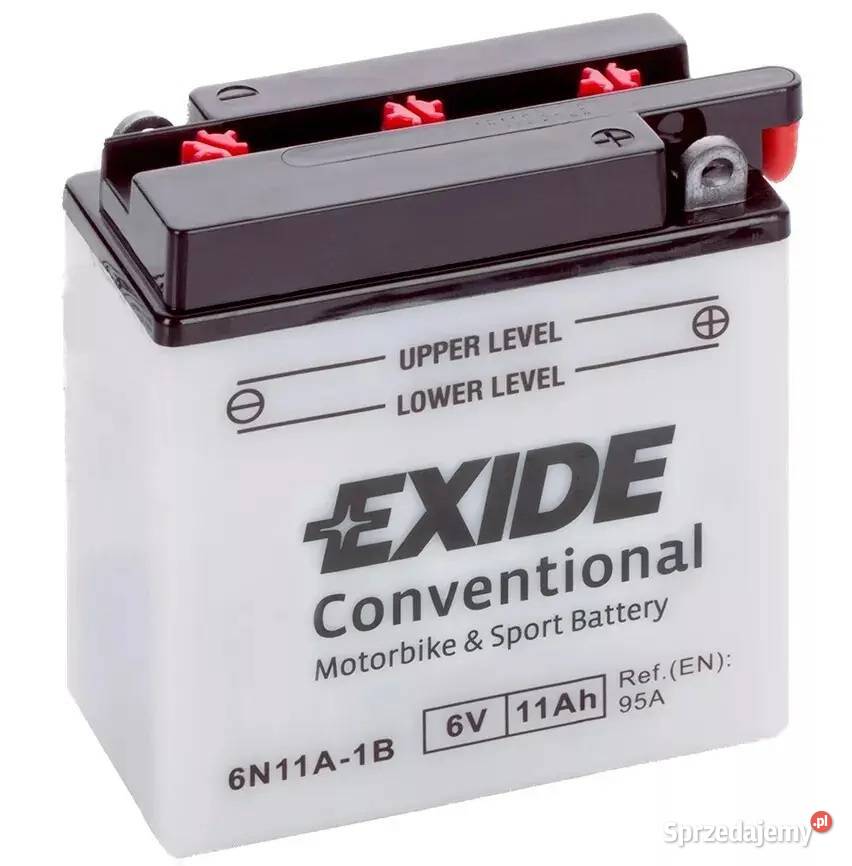 Akumulator motocyklowy EXIDE 6N11A1B 6V 11Ah 95A