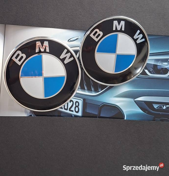 Znaczek Emblemat Logo do BMW 82mm 78mm maska
