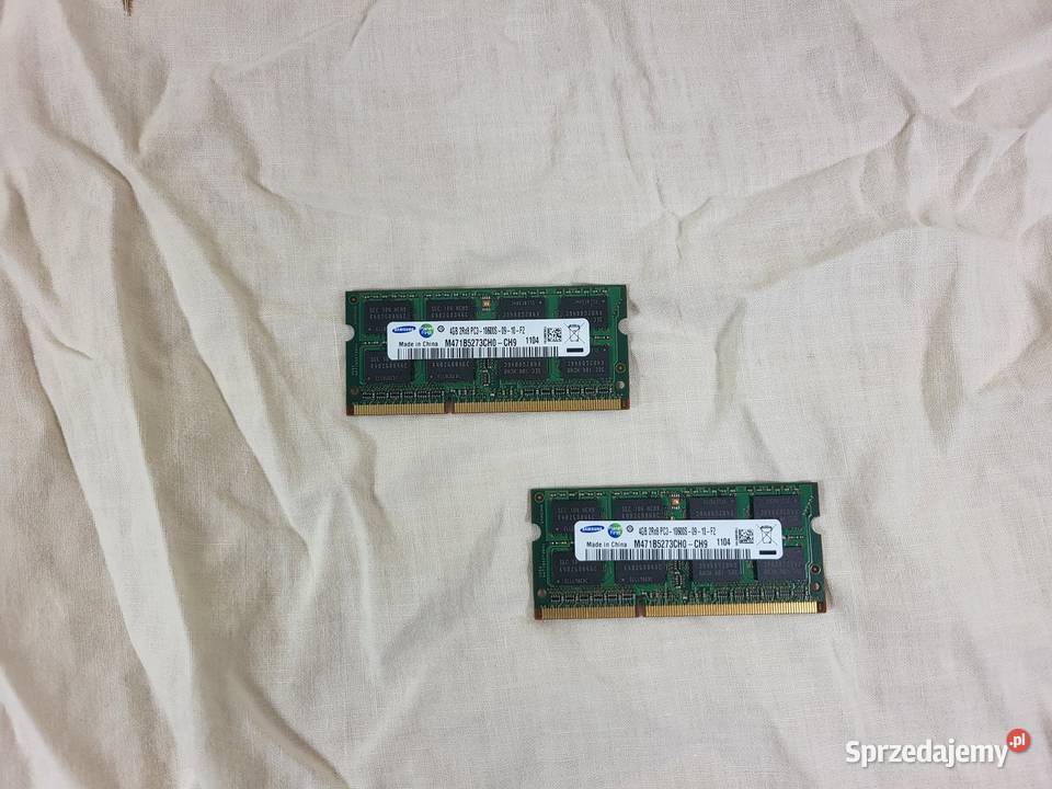 Pamięci RAM Samsung 8GB 2 x 4GB Warszawa sprzedam