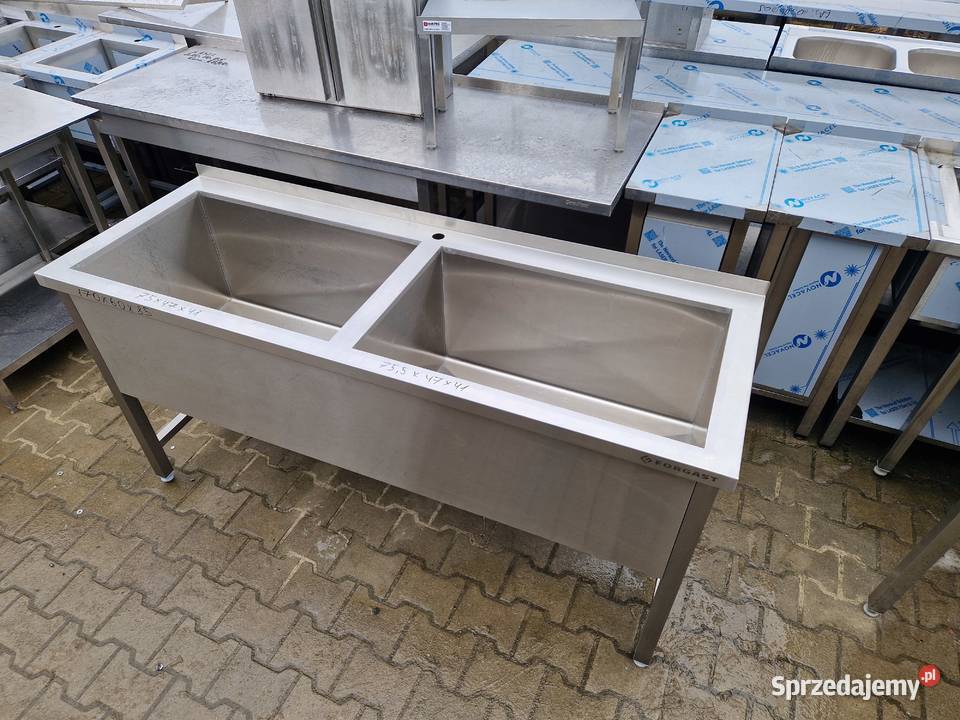 SOLIDNY ZLEW BASEN 2 KOMOROWY 1706085 Gastronomia Ostrów Wielkopolski sprzedam