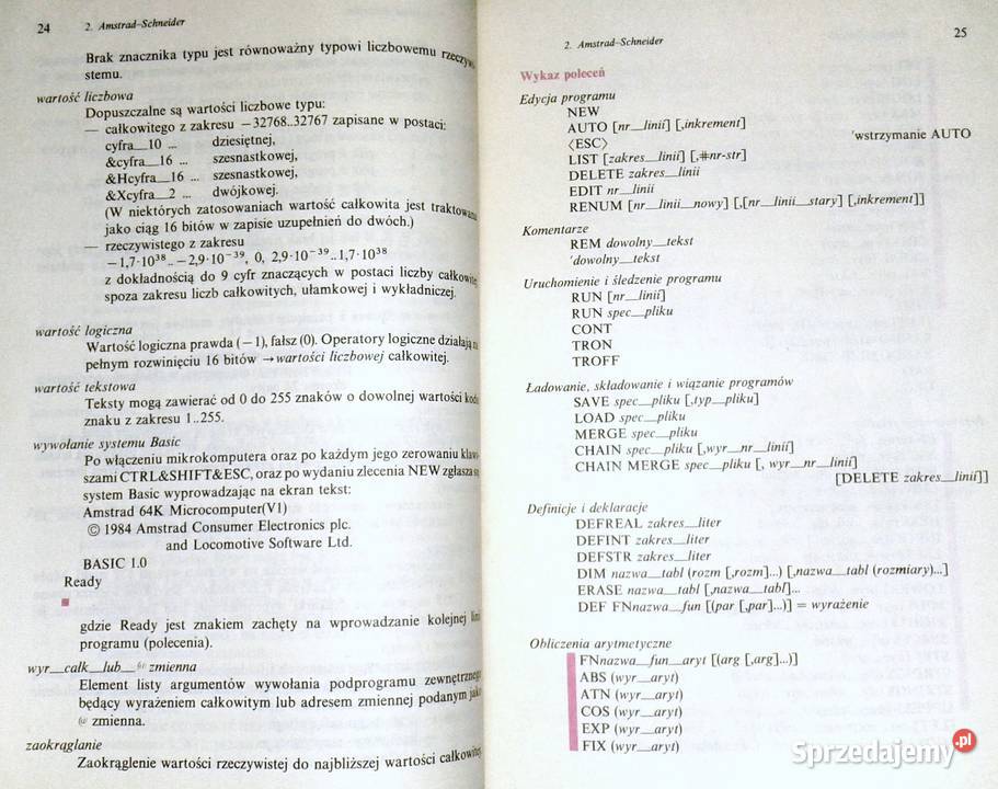 Mikrokomputery Klucze do basicu Małgorzata Pozostałe Chełm