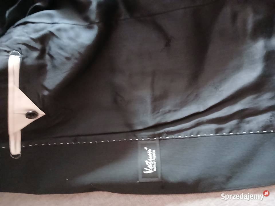 Czarny garnitur VOTUM bez kamizelki Poznań