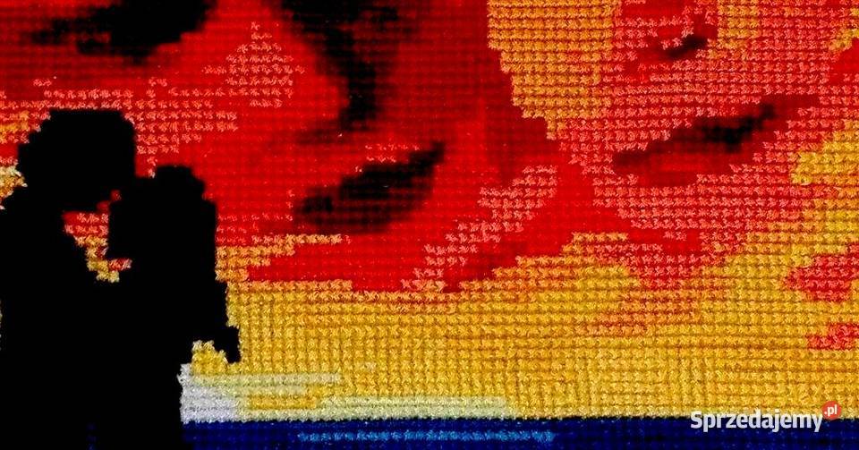 Obraz wykonany ręcznie Zakochani Chojna