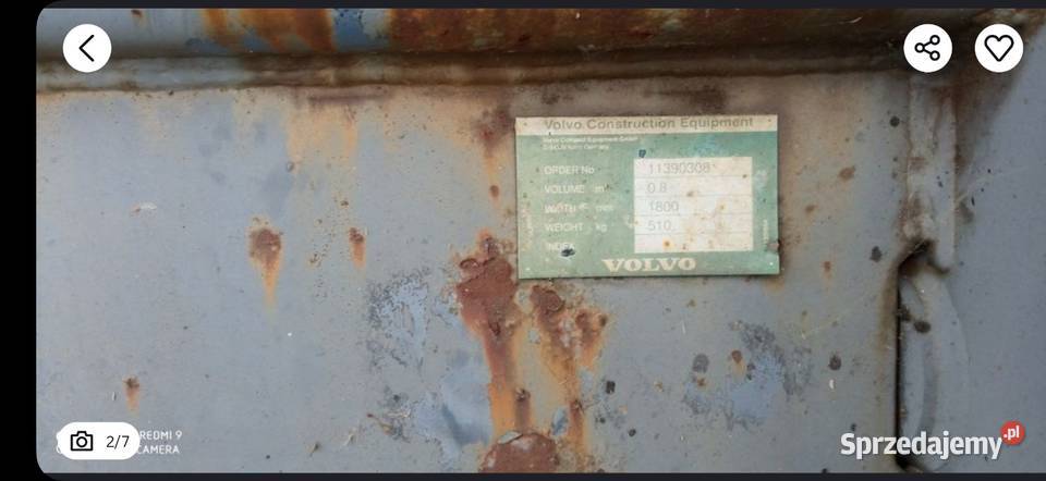 Łyzka krokodyl Volvo Skawina