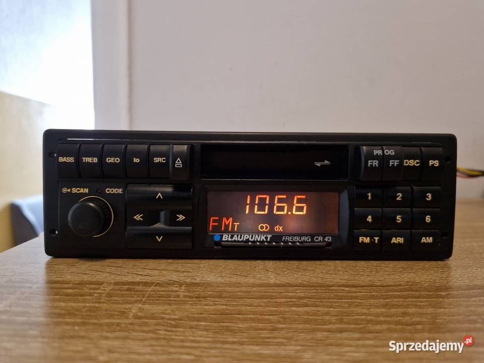 Radio Samochodowe Blaupunkt Freiburg CR 43 1993 Blaupunkt Koronowo