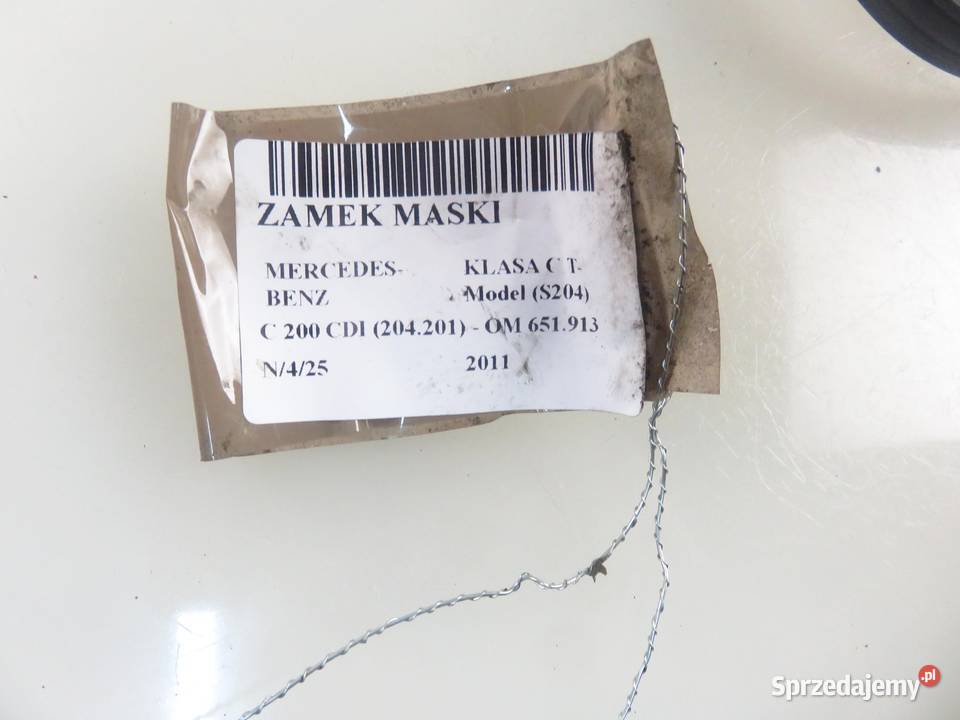 ZAMEK MASKI MERCEDESBENZ KLASA C TModel S204