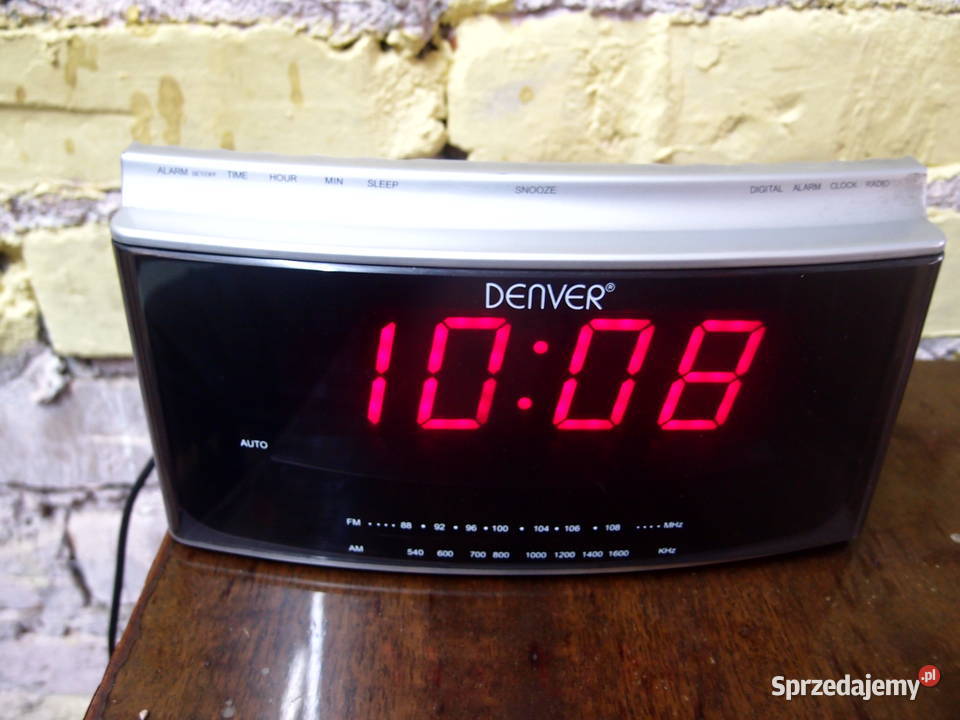 Radiobudzik Qilive Q1133 i Denver CR412 zasil stołowy Łódź