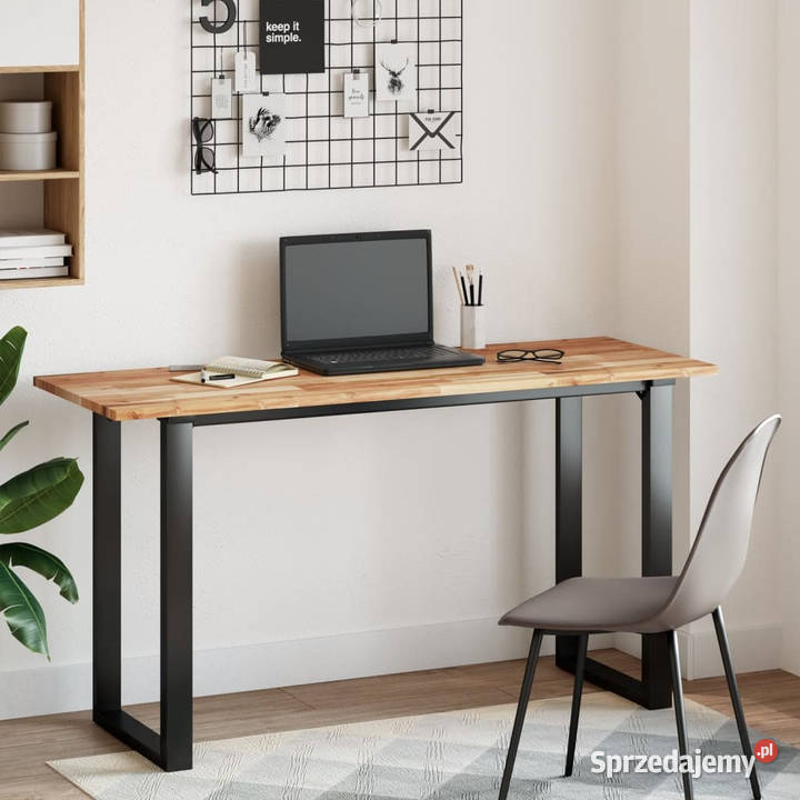 Blat stołu prostokątny 120x50x2 lite drewno Blaty