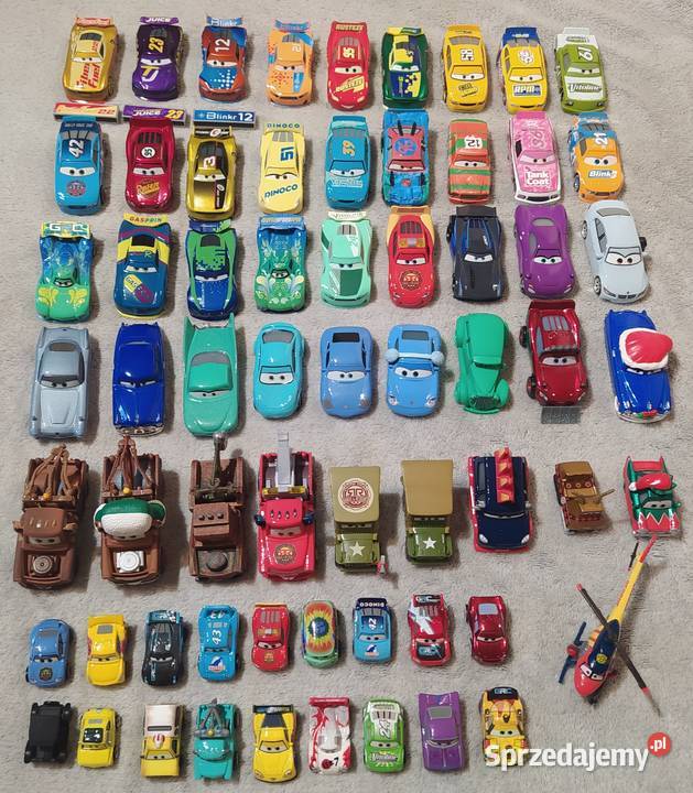 Disney Pixar Cars Auta 64 sztuki 6 lat+ Gdańsk sprzedam
