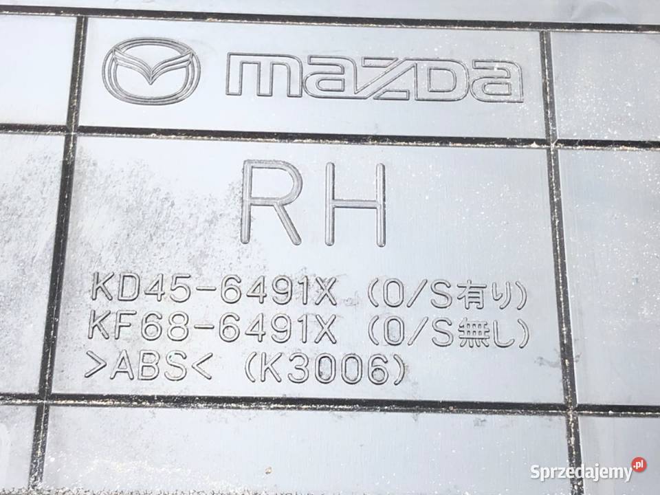 LISTWA DEKOR KOKPITU MAZDA CX5 KD456491X Minivan osobowe