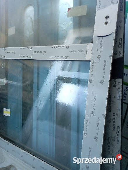 Drzwi aluminiowe zewnetrzne szare Drzwi zewnętrzne Grodzisko