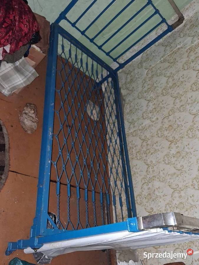 Stare zabytkowe łóżko metalowe Krupniki