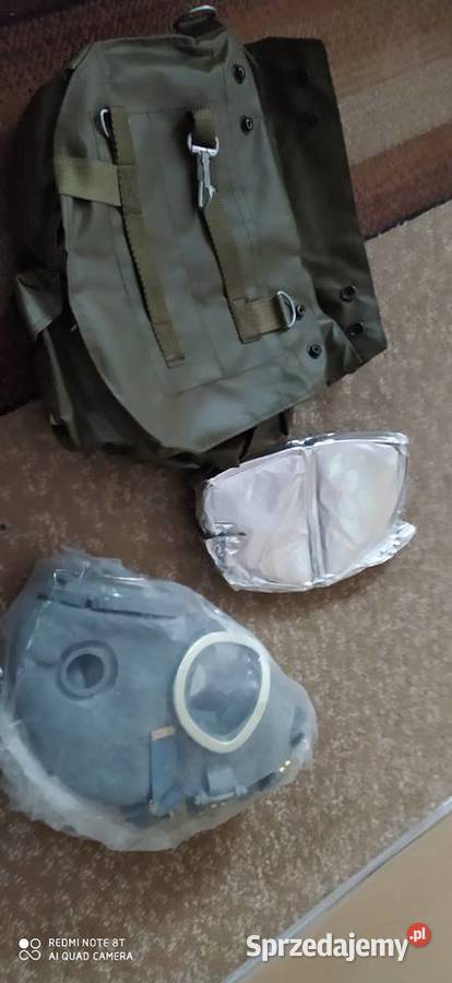 maska chemiczna z torbą wojskowa nowa Poznań sprzedam
