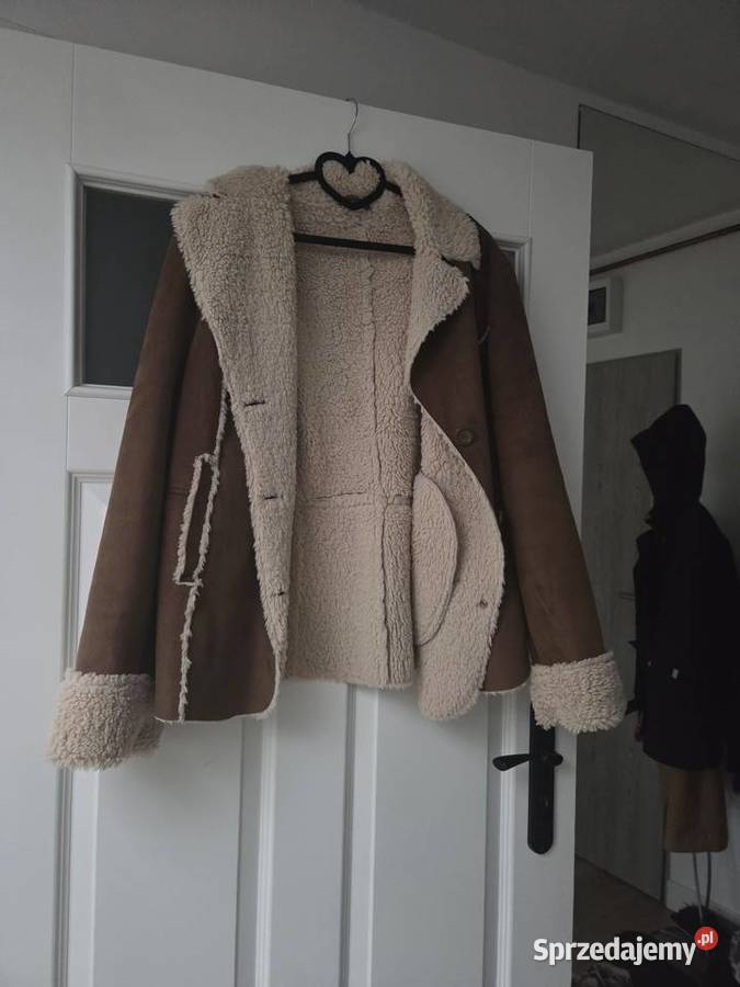 Kurtka kożuszek brązowy/beżowy Poznań sprzedam