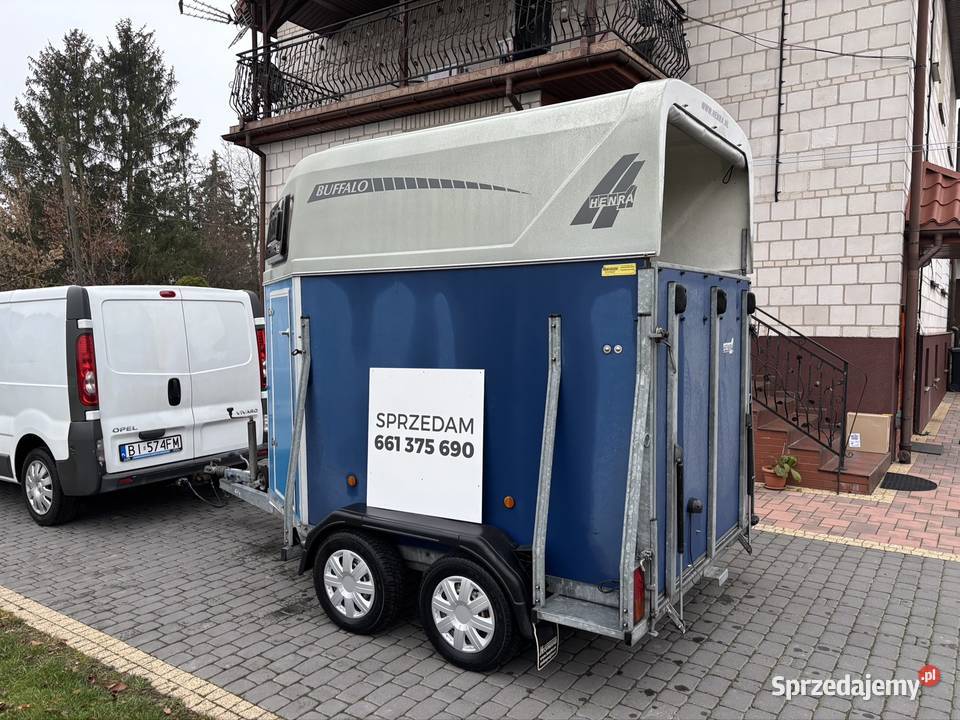 Przyczepa do koni zwierząt Henra Boeckmann