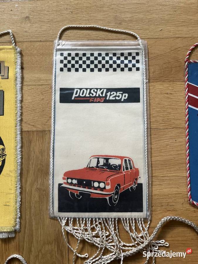 Polski Fiat 125p FSO 125p proporczyk Bydgoszcz