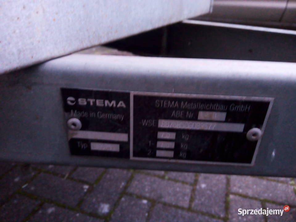 Przyczepka Stema 750 1 Burtowe i plandeki Ostrowiec Świętokrzyski