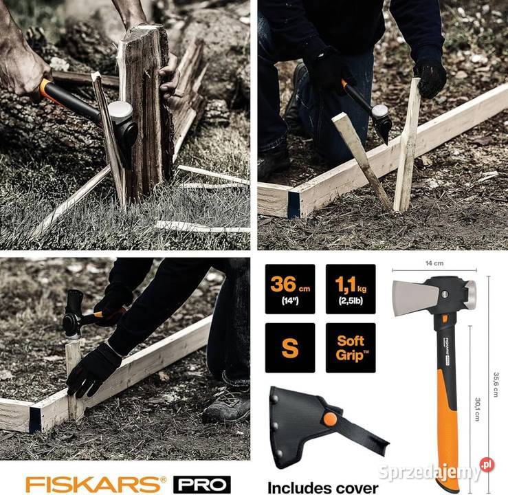 FISKARS Pro IsoCore S SIEKIEROMŁOT TOPOREK Opalenica