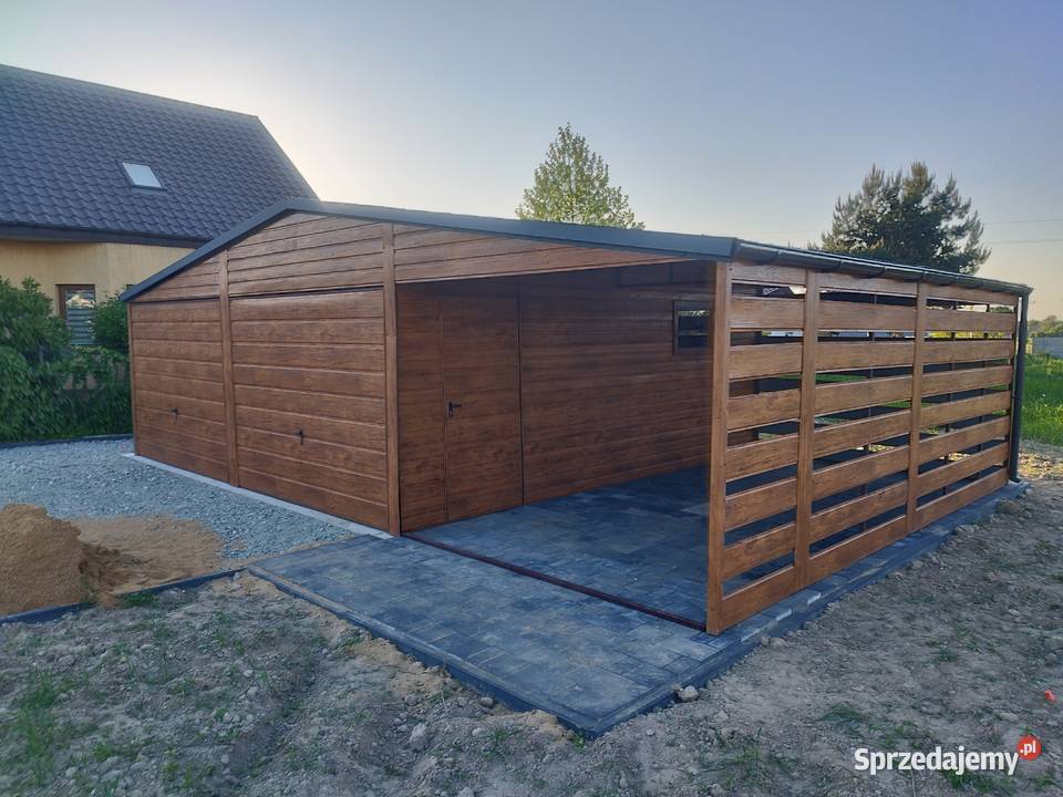 Garaż Blaszany Drewnopodobny 3x5 4x5 4x6 6x6 6x5 Lidzbark sprzedam