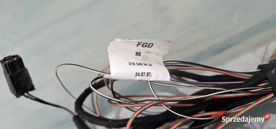 Wiązka podgrzewanych foteli mercedes w210 Rok produkcji 1999 Zbąszyń sprzedam