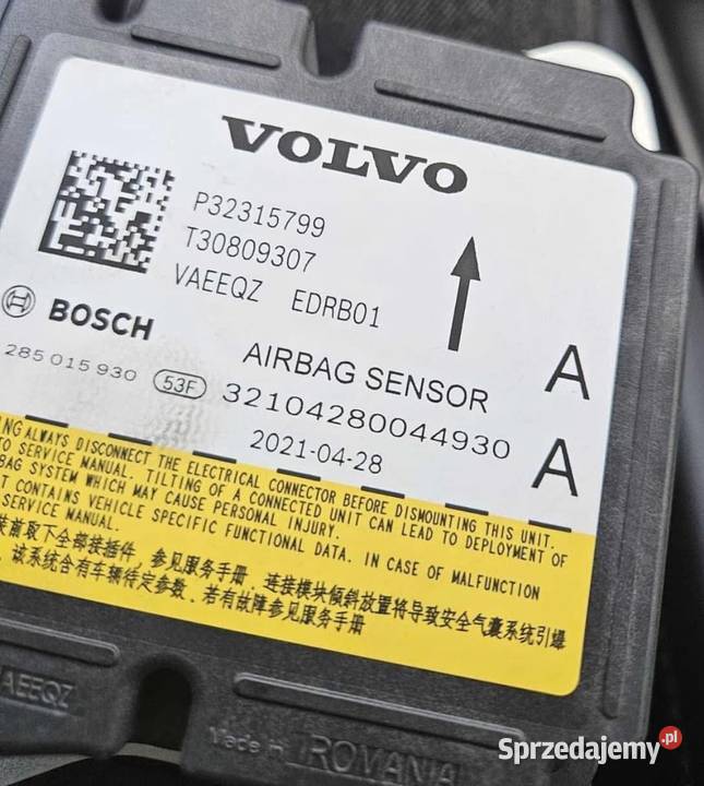 Volvo naprawa sterownika wypadku bosch B119343 Naprawa i warsztat naprawa