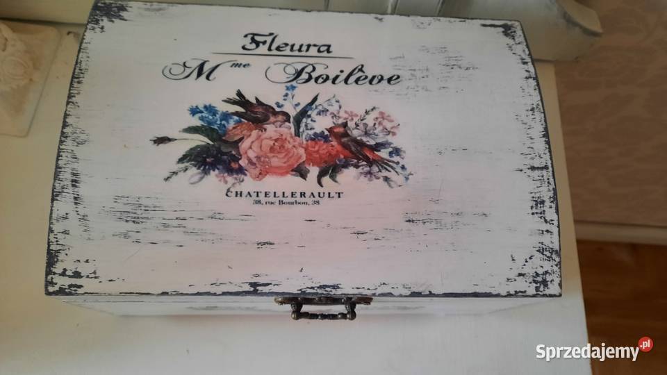 Skrzynia w stylu schbby chic małopolskie Kraków