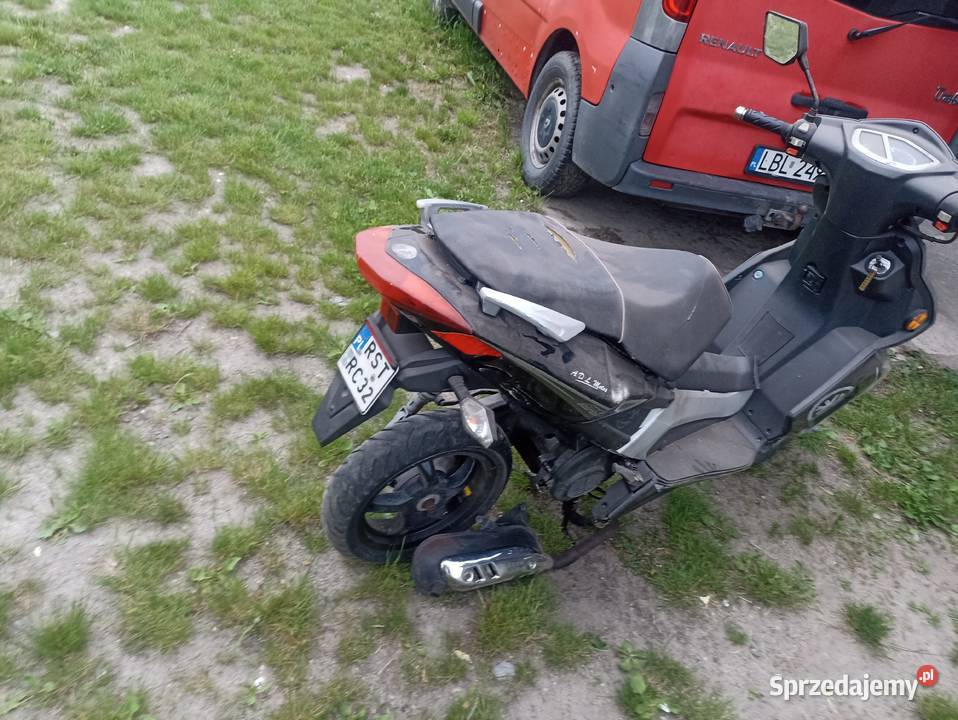 SKUTER QINGQI QM50T 10R uszkodzony lubelskie Janów Lubelski